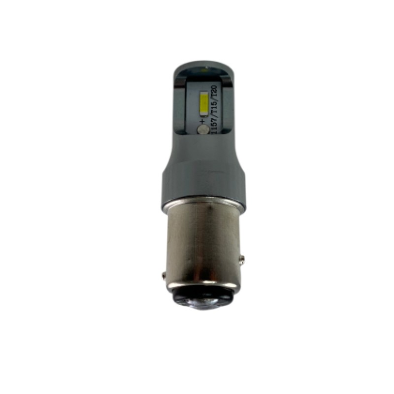 Led λάμπα τύπου BA15S με 2 SMD led 1860 - λευκή διπλή - 1τμχ.