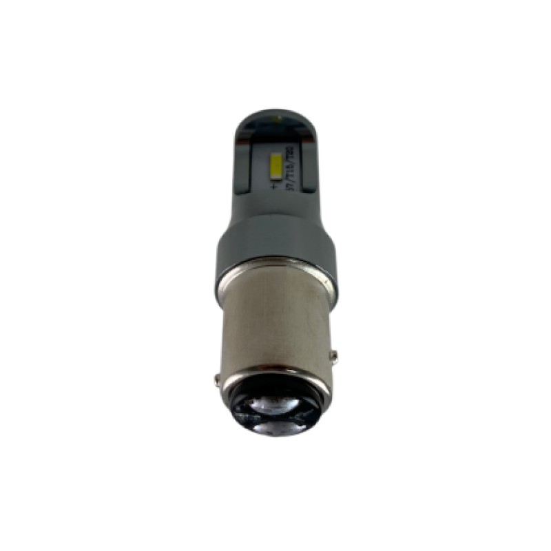 Led λάμπα τύπου BA15S με 2 SMD led 1860 - λευκή διπλή - 1τμχ.