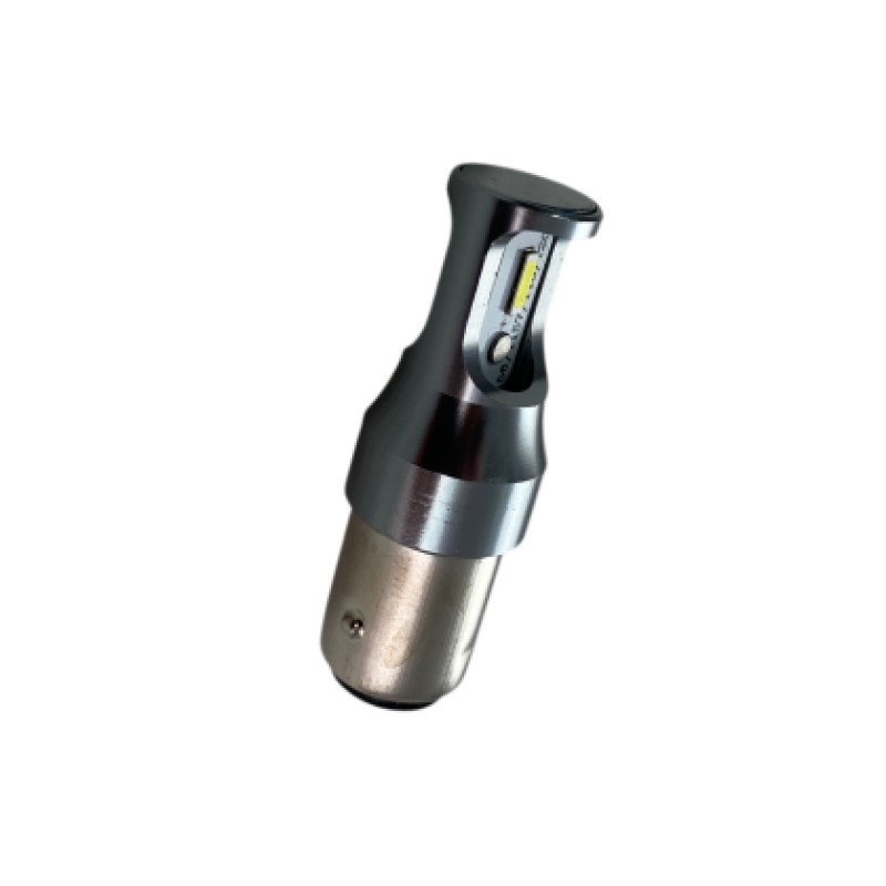 Led λάμπα τύπου BA15S με 2 SMD led 1860 - λευκή διπλή - 1τμχ.