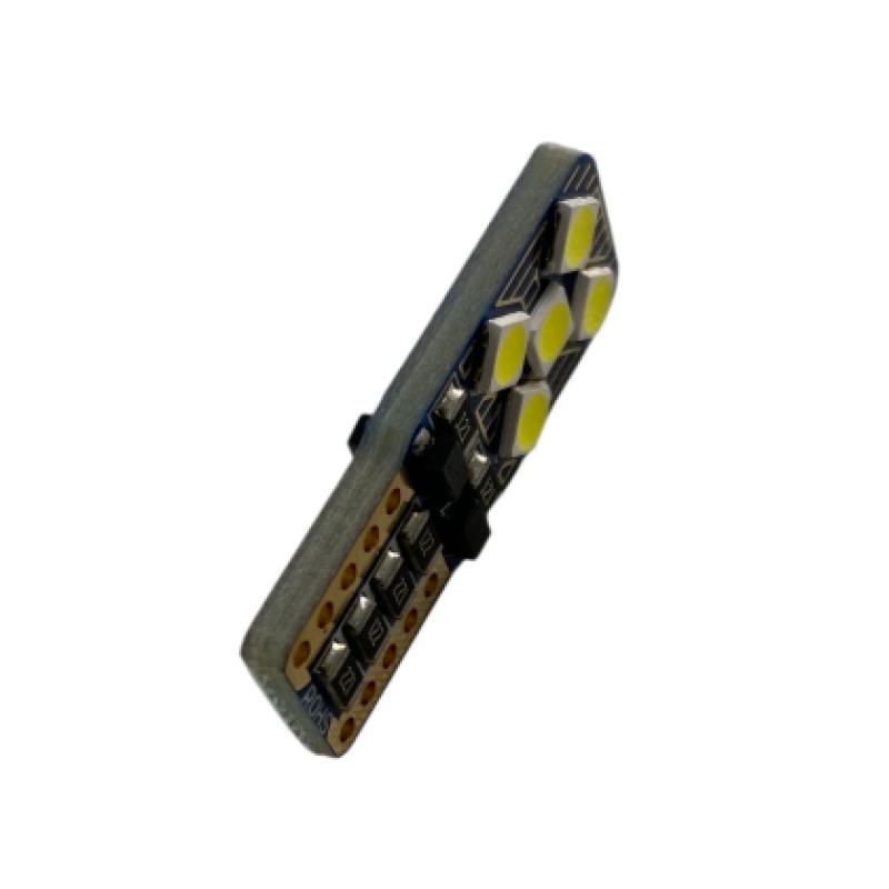 Led λάμπα τύπου Τ10 με 5+5 SMD led 3030 - Canbus - 1τμχ.