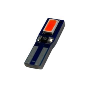 Led λάμπα τύπου Τ5 με 2 SMD led - Canbus κόκκινο χρώμα - 1τμχ. Led λάμπα τύπου Τ5 με 2 SMD led - Canbus κόκκινο χρώμα - 1τμχ.