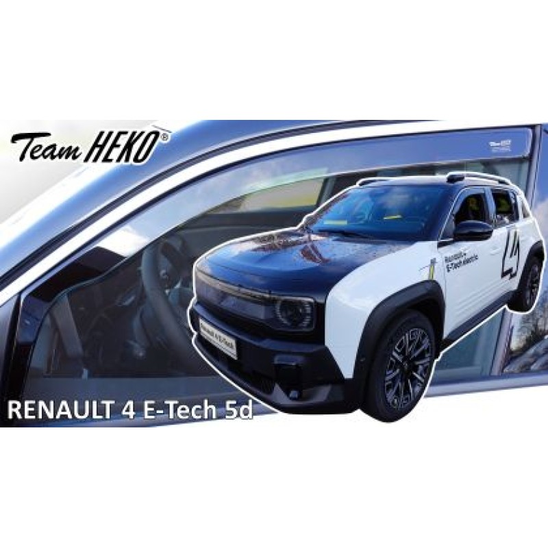 Ανεμοθραύστες Renault 4 E-Tech Electric (2025+) - 2τμχ. εμπρός, Heko