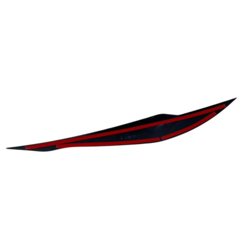 Φρυδάκια φαναριών BMW F30 (2011-2018) - μαύρα γυαλιστερά