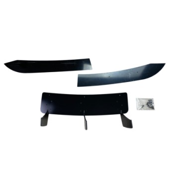 Πρόσθετο diffuser προφυλακτήρα Mercedes W204 C-Class (2007-2013) - μαύρο γυαλιστερό