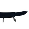Πρόσθετο diffuser προφυλακτήρα Mercedes W204 C-Class (2007-2013) - μαύρο γυαλιστερό
