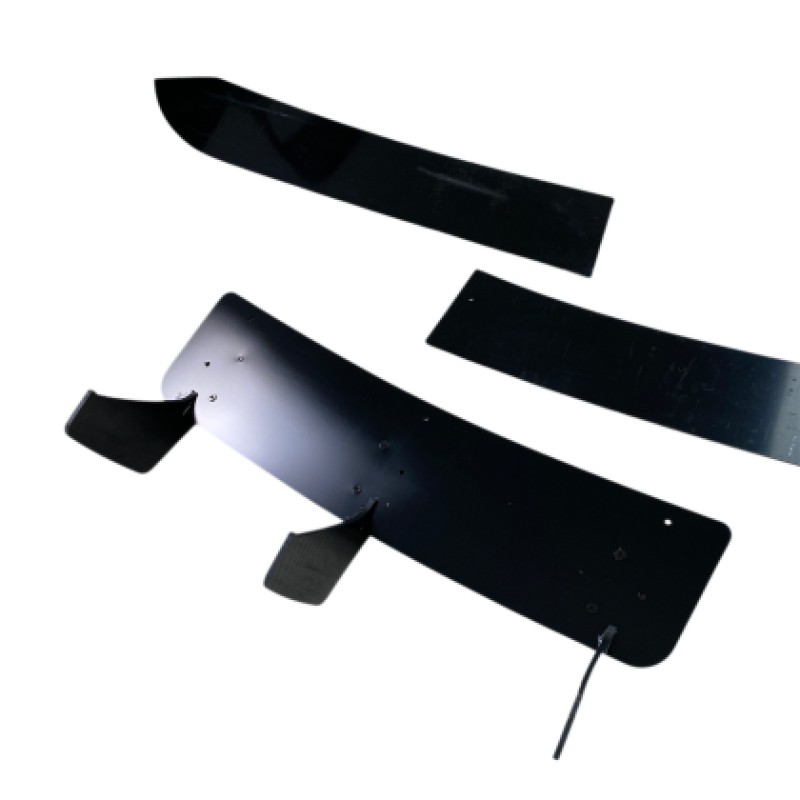 Πρόσθετο diffuser προφυλακτήρα Mercedes W204 C-Class (2007-2013) - μαύρο γυαλιστερό