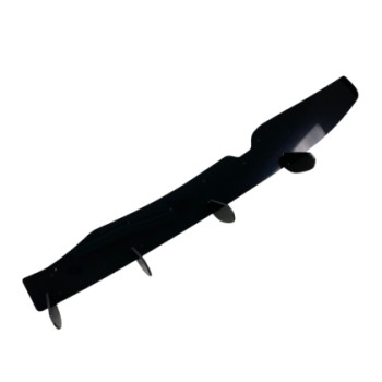 Diffuser προφυλακτήρα Vw Polo (2019+) GTI Blade - μαύρο γυαλιστερό