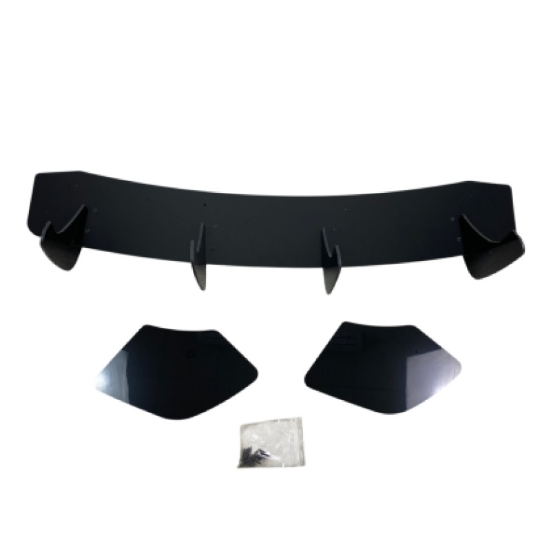 Diffuser προφυλακτήρα Vw Scirocco (2008-2014) Blade - μαύρο γυαλιστερό
