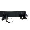 Diffuser προφυλακτήρα Vw Golf 8 GTI Blade με ανακλαστήρα - μαύρο γυαλιστερό