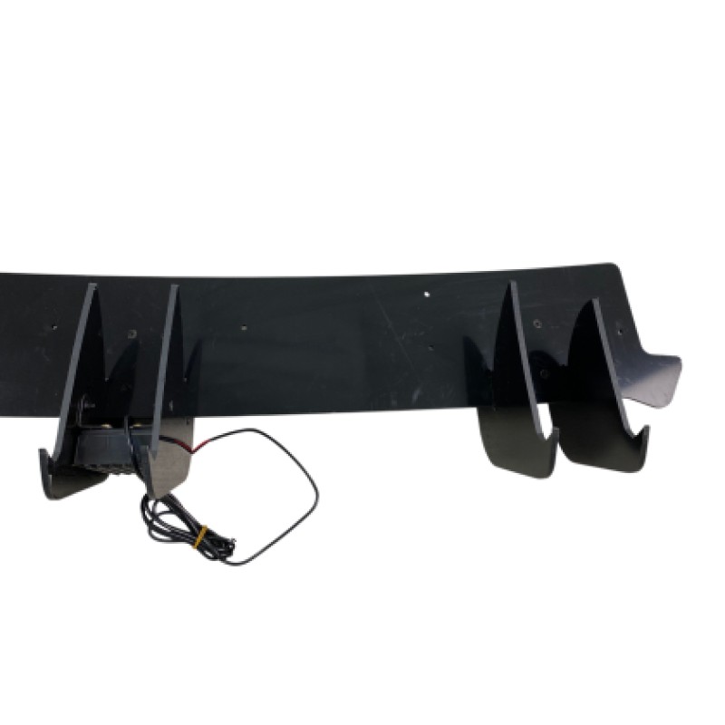 Diffuser προφυλακτήρα Vw Golf 8 GTI Blade με ανακλαστήρα - μαύρο γυαλιστερό