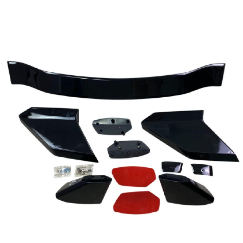 Αεροτομή οροφής Honda Civic (2016-2021) hatchback TR Style - μαύρη γυαλιστερή