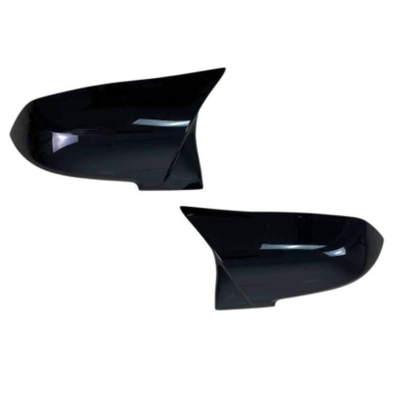 Καπάκια καθρέφτη BMW F20 / F22 / F23 / F30 / F31 / F34 / F32 / F36 / E84 / F87 - μαύρα γυαλιστερά