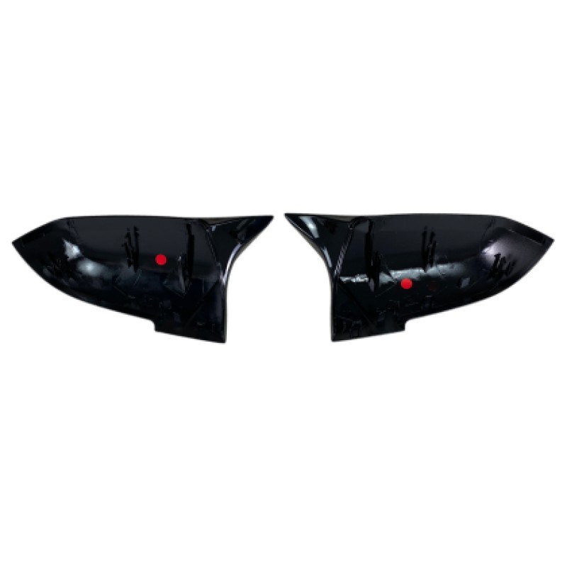 Καπάκια καθρέφτη BMW F20 / F22 / F23 / F30 / F31 / F34 / F32 / F36 / E84 / F87 - μαύρα γυαλιστερά