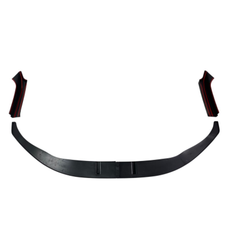 Spoiler προφυλακτήρα BMW F22 coupe (2014-2021) - μαύρο γυαλιστερό