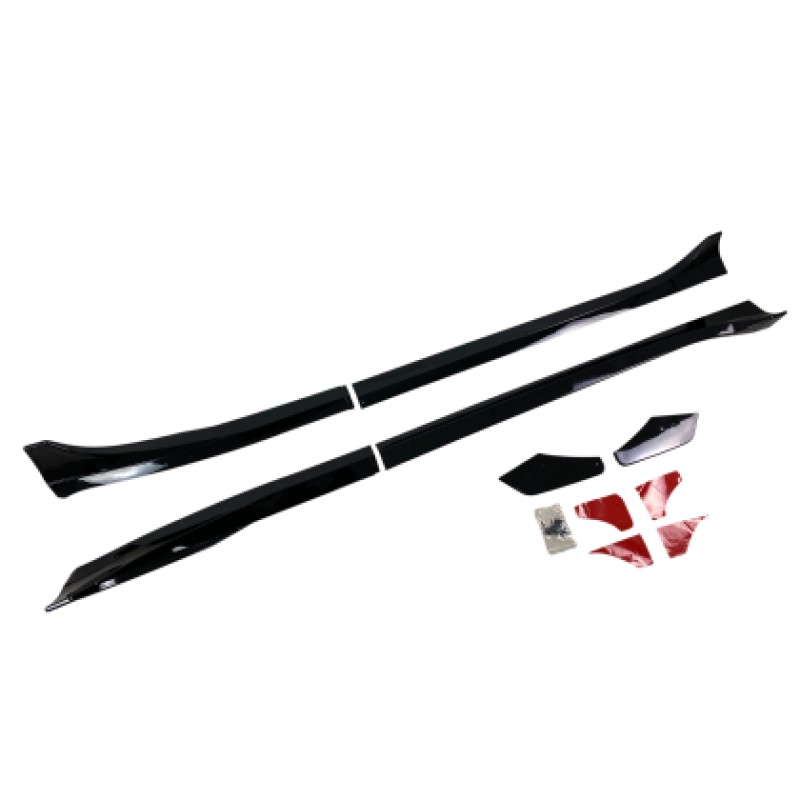 Πρόσθετα μαρσπιέ Tesla Model 3 (2017-2022) - μαύρα γυαλιστερά