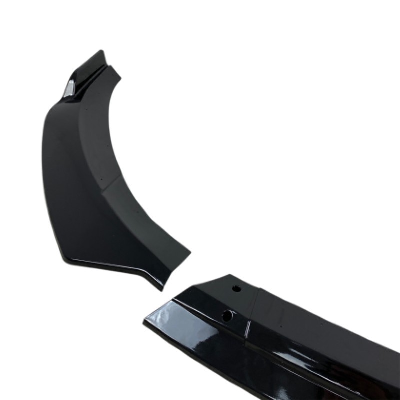 Spoiler προφυλακτήρα Mercedes W117 CLA (2016-2019) - μαύρο γυαλιστερό
