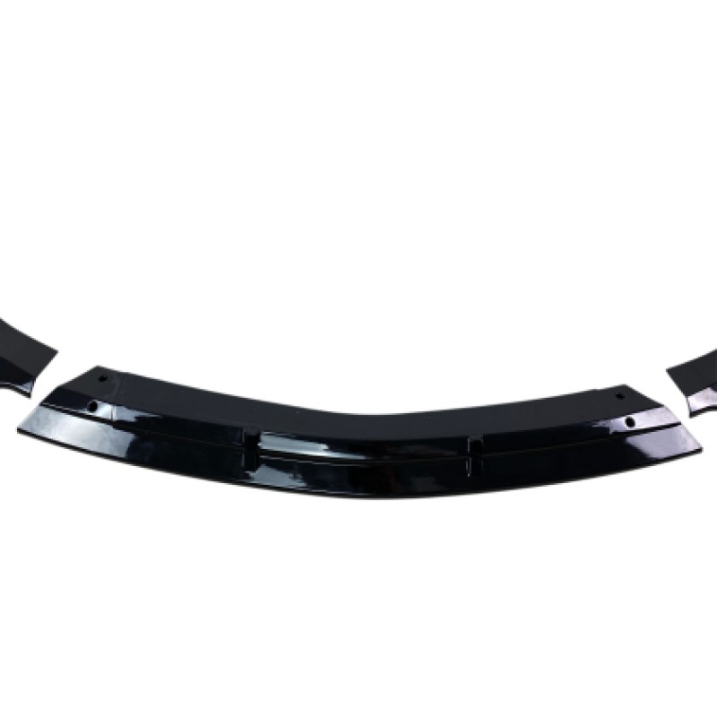 Spoiler προφυλακτήρα Mercedes W117 CLA (2016-2019) - μαύρο γυαλιστερό
