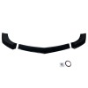 Spoiler προφυλακτήρα Mercedes W204 C-Class (2007-2013) / AMG - μαύρο γυαλιστερό