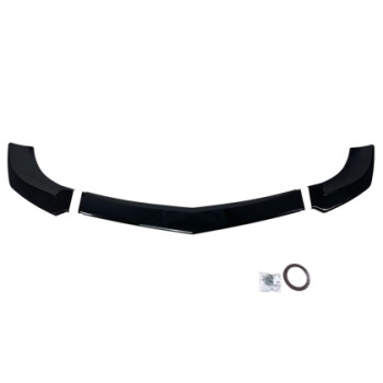 Spoiler προφυλακτήρα Mercedes W204 C-Class (2007-2013) / AMG - μαύρο γυαλιστερό