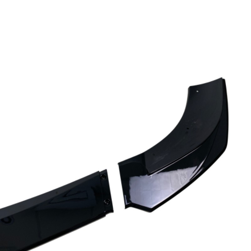 Spoiler προφυλακτήρα Mercedes W204 C-Class (2007-2013) / AMG - μαύρο γυαλιστερό