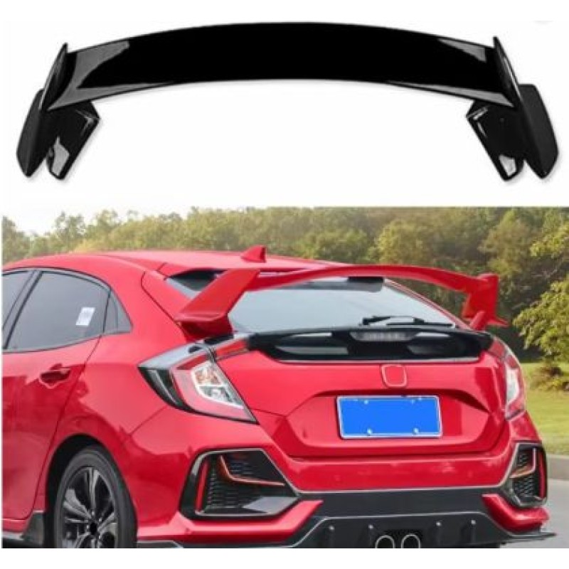 Αεροτομή οροφής Honda Civic (2016-2021) hatchback TR Style - μαύρη γυαλιστερή