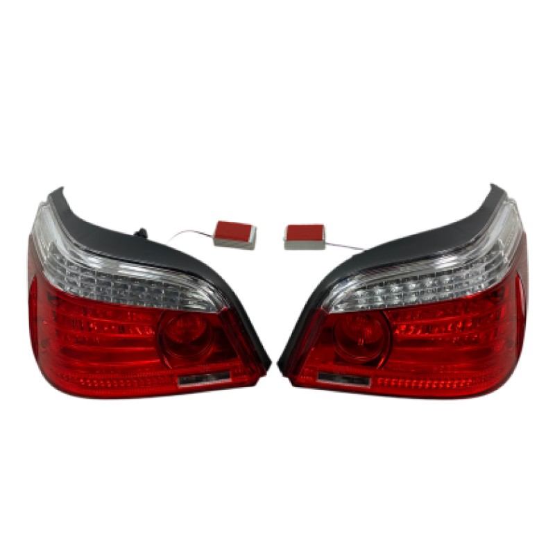 Πίσω φανάρια led E60 (2003-2007) facelift look κόκκινα  - σετ 2τμχ.