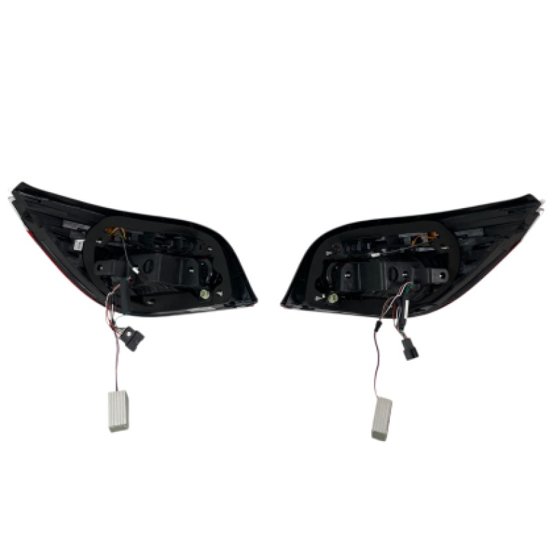 Πίσω φανάρια led E60 (2003-2007) facelift look κόκκινα  - σετ 2τμχ.