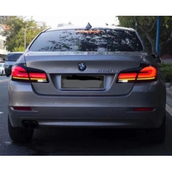Πίσω φανάρια led F10 sedan (2010-2013) G30 design φιμέ - σετ 2τμχ. Πίσω φανάρια led F10 sedan (2010-2013) G30 design φιμέ - σετ 2τμχ.