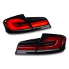 Πίσω φανάρια led F10 sedan (2010-2013) G30 design φιμέ - σετ 2τμχ.