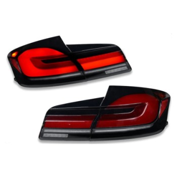 Πίσω φανάρια led F10 sedan (2010-2013) G30 design φιμέ - σετ 2τμχ. Πίσω φανάρια led F10 sedan (2010-2013) G30 design φιμέ - σετ 2τμχ.