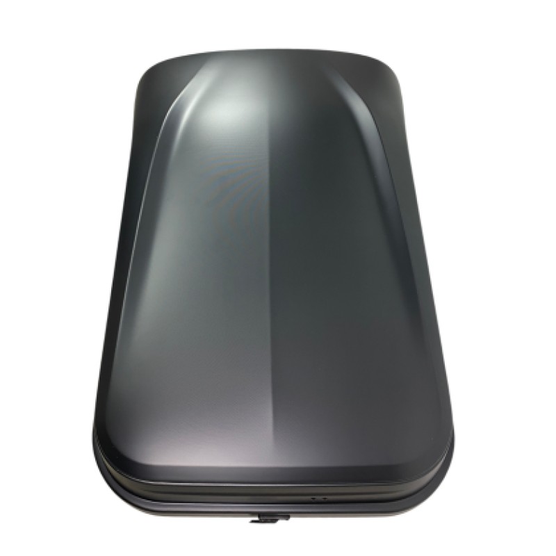 Μπαγκαζιέρα οροφής Junior Easy 145x94x40cm με μονόπλευρο άνοιγμα και κλειδί, 420 λίτρα - μαύρη