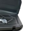 Μπαγκαζιέρα οροφής Junior Easy 145x94x40cm με μονόπλευρο άνοιγμα και κλειδί, 420 λίτρα - μαύρη