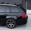 Αεροτομή οροφής BMW E91 (2005-2012) combi - μαύρη γυαλιστερή