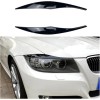 Φρυδάκια φαναριών BMW E90 (2005-2012) - μαύρα γυαλιστερά