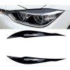 Φρυδάκια φαναριών BMW F30 (2011-2018) - μαύρα γυαλιστερά