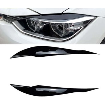 Φρυδάκια φαναριών BMW F30 (2011-2018) - μαύρα γυαλιστερά Φρυδάκια φαναριών BMW F30 (2011-2018) - μαύρα γυαλιστερά
