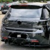 Diffuser προφυλακτήρα Vw Golf 6 R20 - μαύρο γυαλιστερό