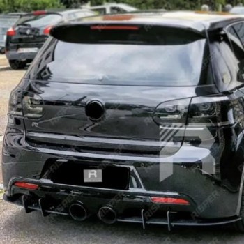 Diffuser προφυλακτήρα Vw Golf 6 R20 - μαύρο γυαλιστερό Diffuser προφυλακτήρα Vw Golf 6 R20 - μαύρο γυαλιστερό