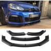 Spoiler προφυλακτήρα Vw Golf 6 R20 - μαύρο γυαλιστερό