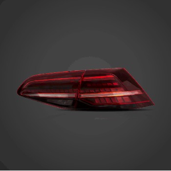 Πίσω φανάρια led Vw Golf 7 / 7.5 GTI / R design (2014-2021) με τρέχουμενο φλας, κόκκινα - σετ 2τμχ.