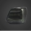 Πίσω φανάρια led Vw Polo (2009-2017) GTI / R design με τρέχουμενο φλας, φιμέ- σετ 2τμχ.