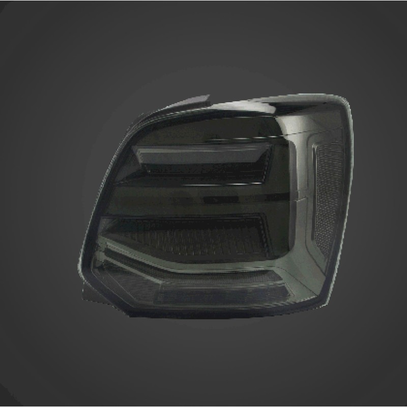 Πίσω φανάρια led Vw Polo (2009-2017) GTI / R design με τρέχουμενο φλας, φιμέ- σετ 2τμχ.