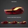 Πίσω φανάρια led BMW F32 / F33 / F36 / F82 / F83 (2014-2020) GTS design με τρέχουμενο φλας, κόκκινα - σετ 2τμχ.