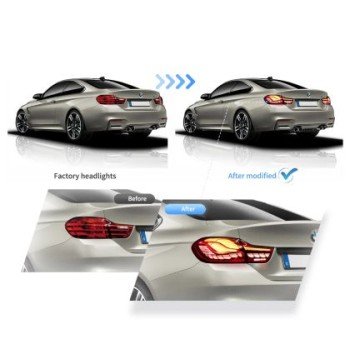 Πίσω φανάρια led BMW F32 / F33 / F36 / F82 / F83 (2014-2020) GTS design με τρέχουμενο φλας, κόκκινα - σετ 2τμχ. Πίσω φανάρια led BMW F32 / F33 / F36 / F82 / F83 (2014-2020) GTS design με τρέχουμενο φλας, κόκκινα - σετ 2τμχ.