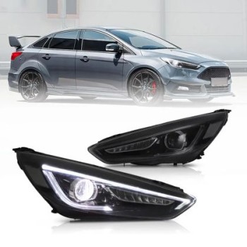 Φανάρια εμπρός Ford Focus (2015-2018) led μαύρα, χωρίς λάμπες (D2S) - σετ 2τμχ. Φανάρια εμπρός Ford Focus (2015-2018) led μαύρα, χωρίς λάμπες (D2S) - σετ 2τμχ.