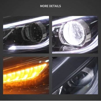 Φανάρια εμπρός Ford Focus (2015-2018) led μαύρα, χωρίς λάμπες (D2S) - σετ 2τμχ. Φανάρια εμπρός Ford Focus (2015-2018) led μαύρα, χωρίς λάμπες (D2S) - σετ 2τμχ.