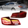 Πίσω φανάρια led BMW F10 sedan (2011-2017) CS M5 design, κόκκινα - σετ 2τμχ.