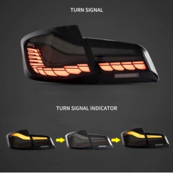 Πίσω φανάρια led BMW F10 sedan (2011-2017) CS M5 design, φιμέ - σετ 2τμχ. Πίσω φανάρια led BMW F10 sedan (2011-2017) CS M5 design, φιμέ - σετ 2τμχ.