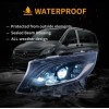 Φανάρια εμπρός Mercedes Vito W447 (2016-2023) led Matrix, μαύρα με DRL - σετ 2τμχ.