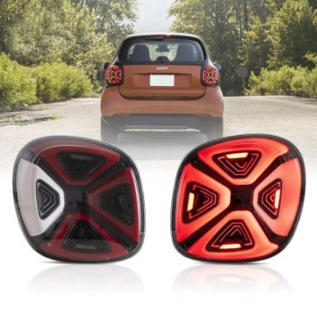 Πίσω φανάρια led SMART W453 (2015-2019) Fortwo / Forfour κόκκινα - σετ 2τμχ.